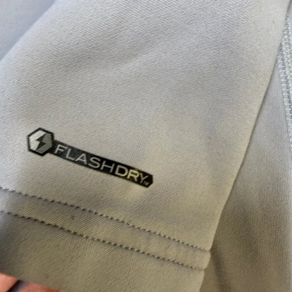 The North Face FlashDry 1/4-Zip Pullover‎ Women’s Large Light Gray GUC